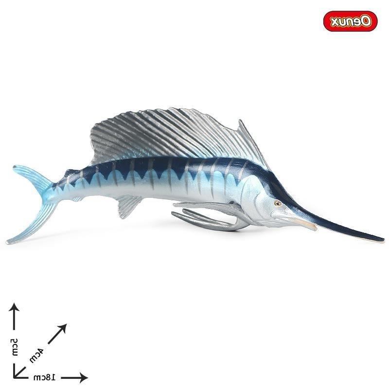 Oenux Savage Sea Life Megalodon Big Giant Shark Action Figures Ocean Animal  Model Pvc High Quality Educational Baby Shower Toy